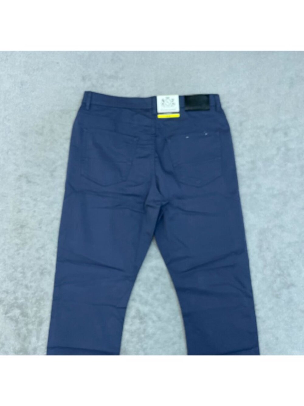 NWT English Laundry Men's 32x32 5-Pocket Straight Fit Pants Stretch Fabric Navy - Picture 10 of 11